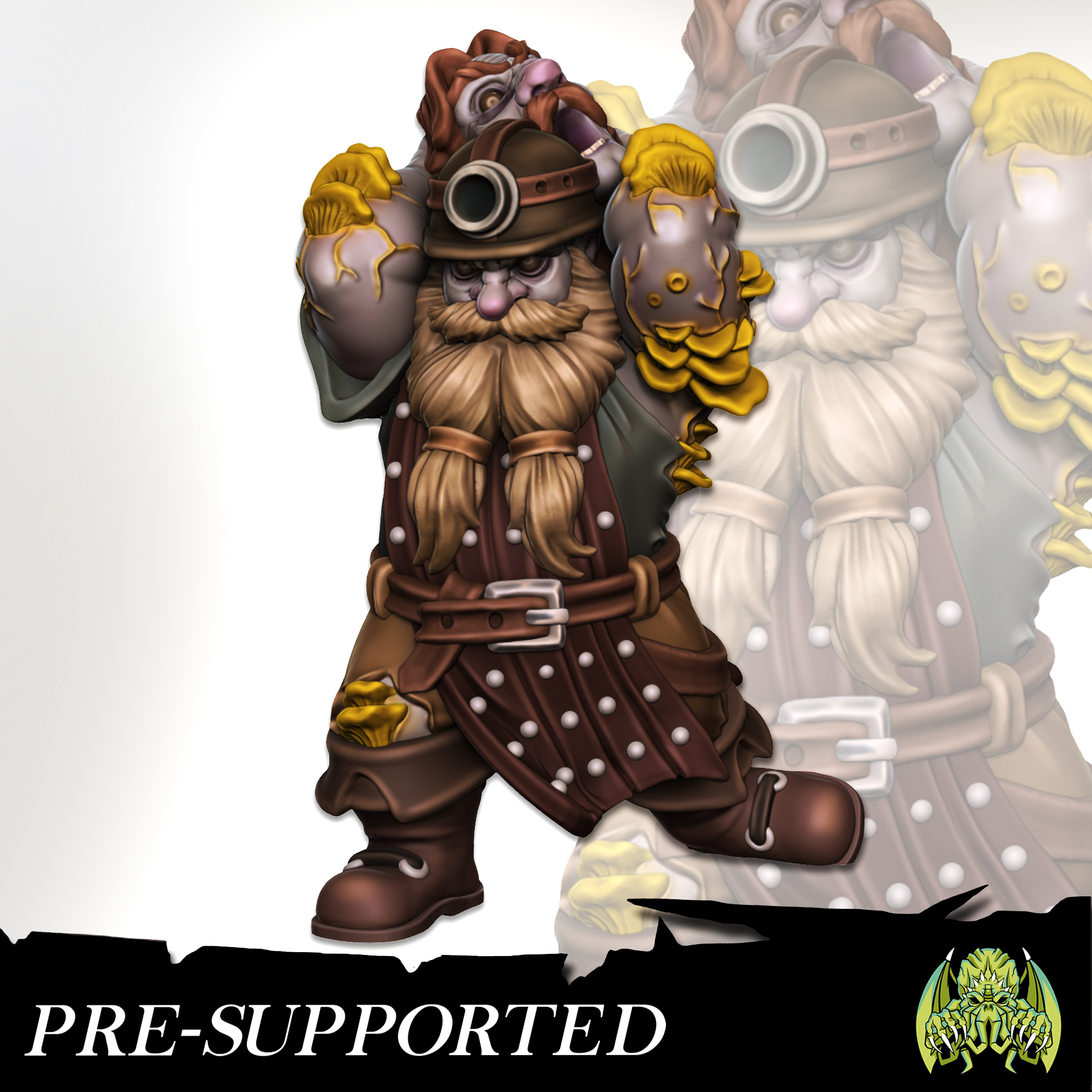 Zombie Miner 2 [PRE-SUPPORTED] Dwarf Infected